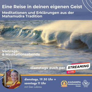 EINE REISE IN DEINEN EIGENEN GEIST - Meditationen und Erklärungen aus der Mahamudra Tradition