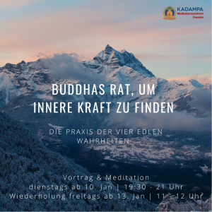 Buddha`s Rat, um innere Kraft zu finden