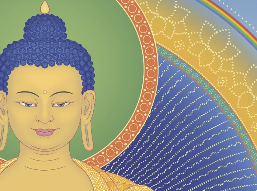 Buddha Shakyamuni - Gesicht