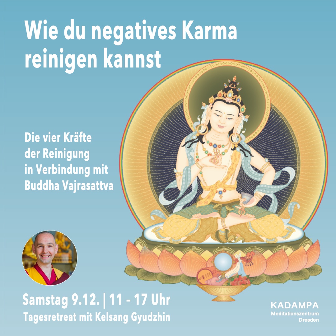 Wie du negatives Karma reinigen kannst - Die vier Kräfte der Reinigung in Verbindung mit Buddha Vajrasattva