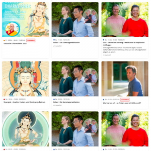 Events, Kurse, Retreats am Wochenende