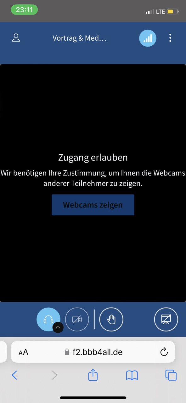 BBB 0c Videoanzeige erlauben